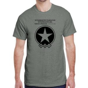 VETS2INDUSTRY Tshirt – Military Green